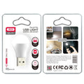 XO (Y1) - Bec de iluminat, conectare USB-A, 45x25mm, 1W, Lumina RECE