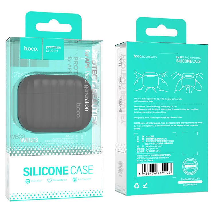 Hoco (WB20) - Husa silicon pentru carcasa AirPods Pro, GREEN