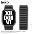 Hoco (WA24) - Curea metalica, magnetica pentru iWatch, Universal Size (42/44/45/49mm) - Original Chain, CYAN