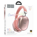 Hoco (W35 Max) - Casti Wireless, Over Ear, BT 5.3, Stand-By 200h, 800mAh, suport card, Joy | PINK