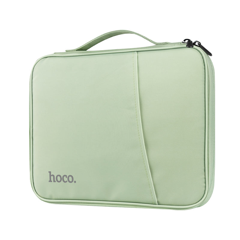Hoco (GT2) - Geanta pentru laptop 10.9\", din material textil, cu microfibra, Simple Series | Green