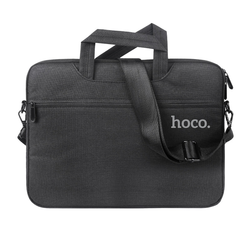 Hoco (GT1) - Geanta pentru laptop 15.6\", din material textil, cu microfibra, Simple Series, Black