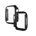 Hoco (WS4) - Rama protectie cu folie integrata, iWatch Series 7/8, PC, (41mm), Black