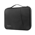 Hoco (GT2) - Geanta pentru laptop 12.9\", din material textil, cu microfibra, Simple Series, Black