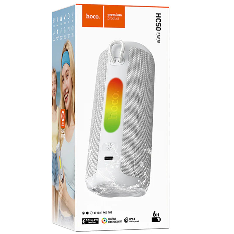 Hoco (HC50) » Boxa Portabila, TWS, BT 5.0, 5W, Sports | WHITE