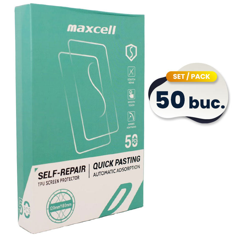 (UP-88) » SET 50 BUC » Folii CLEAR Cutter/Plotter ECRAN, 120x180mm, Universal, HydroGel Film