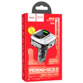 Hoco (E75) - Modulator FM | BT, 30W, 1xUSB-C, 1xUSB-A, PD, QC 3.0, Black