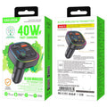 Kaku (KSC-1065) - Modulator FM | BT, 40W, 1xUSB-A, Functie HandsFree, Black