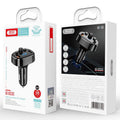 XO (BCC03) - Modulator FM | BT, 18W, 2xUSB-A, 2xUSB-A, QC 3.0, Power LED, Black