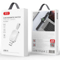 XO (CX019) - Incarcator Wireless, iWatch, Magnetic, 2.5W, Qi Charging, USB-A, Portabil, White