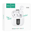 Hoco (EW36) - Casti Wireless, Ear Buds, BT 5.3, 150h StandBy, 400mAh, Melody, White