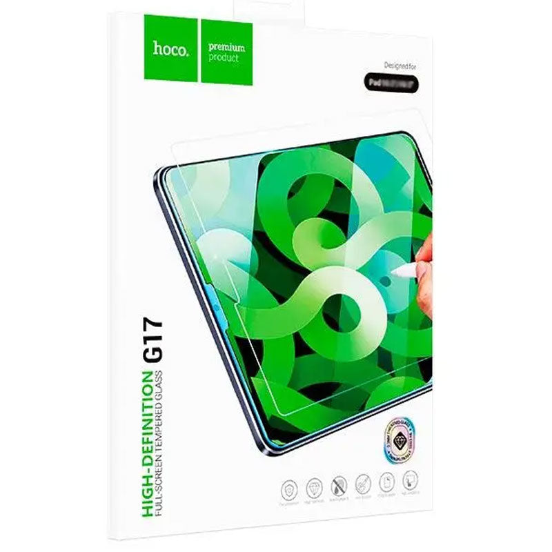 Hoco (G17) - Folie ecran LCD, pentru iPad 9.7\", Classic TempeRed Glass | CLEAR