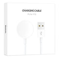 Hoco (Y12) - Cablu de incarcare Wireless, pentru SmartWatch Hoco Y12, 5W, Qi Charging, USB-A, 1m, White