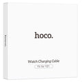Hoco (Y21) - Cablu de incarcare Wireless, pentru SmartWatch Hoco Y21, 5W, Qi Charging, USB-A, 1m, White