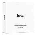 Hoco (Y24) - Cablu de incarcare Wireless, pentru SmartWatch Hoco Y24, 5W, Qi Charging, USB-A, 1m, White
