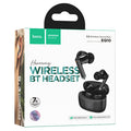 Hoco (EQ10) - Casti Wireless, Ear Buds, BT 5.3, 180h StandBy, 300mAh, Power LED, Harmony, Black