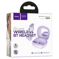 Hoco (EQ13) - Casti Wireless, Ear Buds, BT 5.3, 180h StandBy, 400mAh, Mirror Case, Funtrue, Purple