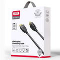 XO (GB011A) - Cablu Audio si Video, HDMI la HDMI, 4K, HD, 3m, Black