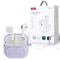 XO (X26) - Casti Wireless, Ear Buds, BT 5.1, 180h StandBy, 300mAh, Husa + Lanyard, Purple