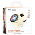 Hoco (Y38) - Ceas SmartWatch, BT 5.3, AMOLED, 300mAh, GOLD