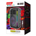 Kaku (KK-8102) » Boxa Portabila, Wireless BT 5.2, 10W, 1800mAh, LED Display, Ambient Light, Black