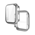 Hoco (WS3) - Rama protectie cu folie integrata, iWatch Series 7/8, PC, (45mm) - Silver