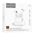 Hoco (EW53) - Casti Wireless, Ear Buds, BT 5.3, 150h StandBy, 250mAh, Lanyard, Lucky, White
