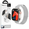 Hoco (AS101) » Curea iWatch (42/44/45/49mm) Milanese, Metall - Black