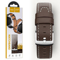 Hoco (WH10) - Curea eco-leather, pentru ceasuri, conectori 22 mm, GT Original Series, COFFEE