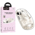 Hoco (GM29) - Mouse pentru PC/Laptop, Dual Mode BT / Wireless | Clear/WHITE