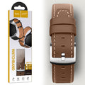 Hoco (WH10) - Curea eco-leather, pentru ceasuri, conectori 22 mm, GT Original Series, BROWN