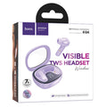 Hoco (EQ6) - Casti Wireless, Ear Buds, BT 5.3, 180h StandBy, 320mAh, Shadow, Purple