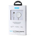 Joyroom (S-IW004) - Incarcator Wireless, iWatch, Magnet, 2.5W, 3A, Qi Charging, conector USB-C, White