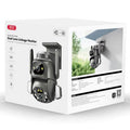 XO (CR04) - Camera Video de supraveghere, exterior, 400W, NightVision, InfraRed, WiFi 2.4G, Robot, Black