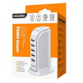 Kaku (KSC-741) - Desktop Hub Multiport 5 x USB-A, White