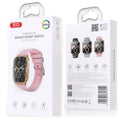 XO (J10) Ceas SmartWatch, Amoled, Star Mist, Square Sport, PINK