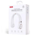 XO (MF100) » Ventilator pentru gat, Curved Fan, 1200mAh, 5 viteze, WHITE