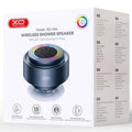 XO (F64) » Mini Boxa pentru baie, Speaker BT 5.3, 1200mAh, WaterProof, cu ventuza, functie HandsFree, lumina RGB Ambinet, GREY