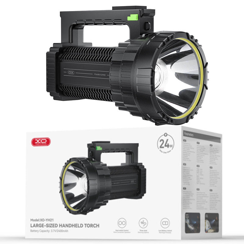 XO (YH21) » Lanterna de mare capacitate, 2400mAh, High Beam LED, Camping, ~10h autonomie, BLACK