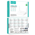 Hoco (HI36) » Router wireless Wi-Fi 4, 2.4Ghz, 300Mbps, 2xLAN, White
