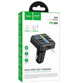 Hoco (E89) » Modulator FM, PD45W, 1xUSB-C, 1xUSB-A | BLACK