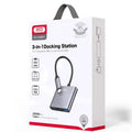 XO (HUB011) » Hub USB, Date si Incarcare, HDMI la USB, 3 in 1, transfer, 5GBps, functie de incarcare, 95cm, /Tranish