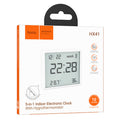 HOCO (HX41) » Ceas electronic de interior, LCD crystal, 15\" refresh time, White