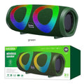Kaku (KSC-615) » Boxa Portabila, Wireless, BT 5.0, TWS, 10W, 4H, 1800mAh, USB, AUX, TF Card, FM, GREEN