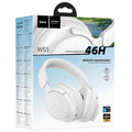 Hoco (W53) » Casti Wireless, OverEar, BT 5.4, 400mAh, Gaming, 46h, Mist/WHITE
